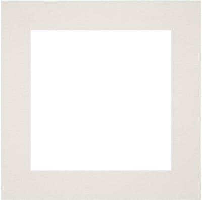 Passe-Partout Fotomaat 15x15 cm - Lijstmaat 30x30 cm - Lichtgrijs - Museumkarton - Fotolijst niet inbegrepen
