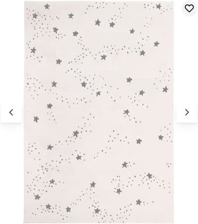 AFK Living - Vloerkleed kinderkamer 'Constellation TAP30GM' - Grijs/Beige - 120x170 cm