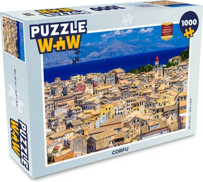 Puzzel Corfu - Legpuzzel - Puzzel 1000 stukjes volwassenen
