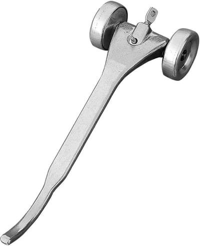 Voegenreiniger Baksteen - Voegenschraper Hark - Baksteen Voegen - Robuust Aluminium - 24 x 8.7 cm
