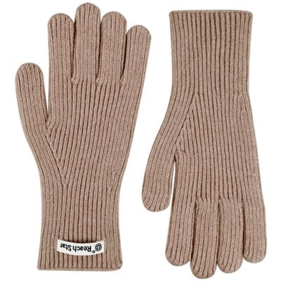 Lange effen kleur veelzijdige gebreide handschoenen voor dames met vingerblootstelling, touchscreen, winddicht, koud, verdikt, warm, winterhandschoenen voor het rijden gray