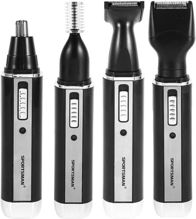 4-in-1 Multitrimmer Heren: Baard, Neus, Oor en Lichaamshaar Trimmer Oplaadbaar