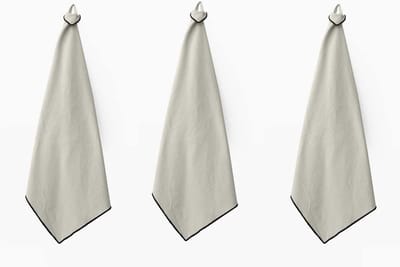 Keukendoeken Katoen - Vaatdoeken Set - Keuken Gebruik - Wassen Behandeld - 50 x 70 cm - Beige