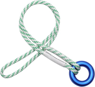Prusik Touw - Klimtouw Hulpkoord - Klimmen Zekeren - Dubbel Gevlochten Constructie - 6mm 48cm 12kN - Zwart