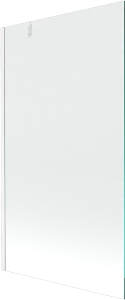 Mexen Next badwand partition 1-delig 90 x 150 , transparant, wit - 895-090-000-00-00-20