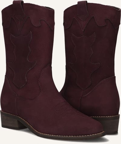 Wysh Nolia Laarzen - Nubuck - Meisjes - Paars - Maat 39
