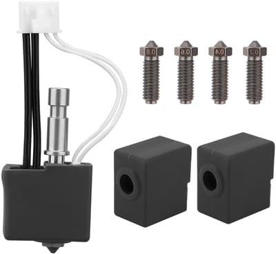 Hotend Kit voor 3D-printer Kobra S1 met Printkop en Extruder, inclusief Siliconesleeves en Stalen Nozzles