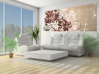 Flowers Abstract Photo Wallcovering