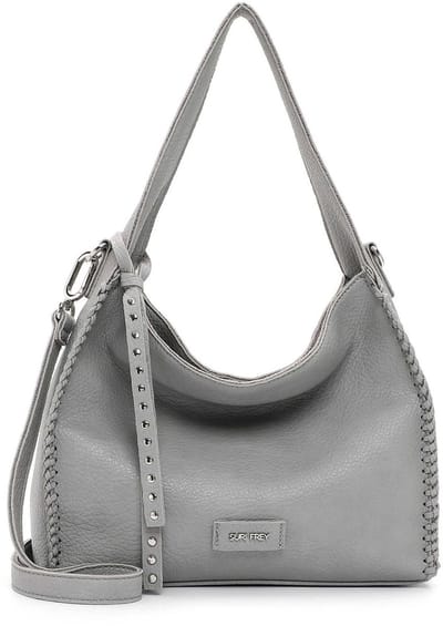 SURI FREY Schoudertas Franzy Hobo Bag Lightgrey Lichtgrijs