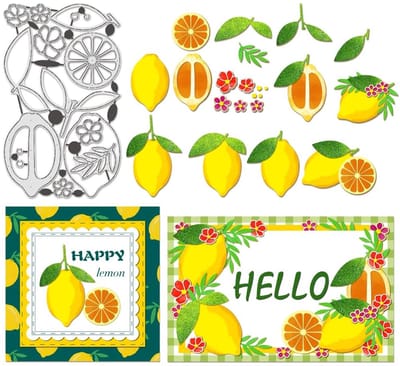 Dailygoods- Snijmalen 152x102mm - Embossing Stencils - Fruit Thema