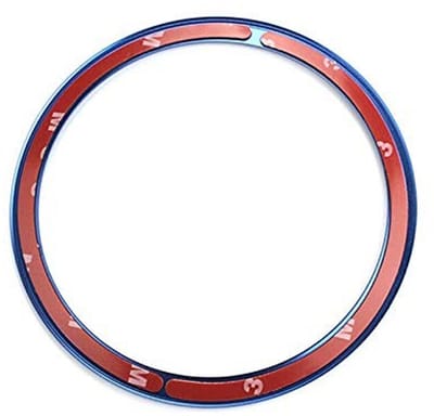 Dailygoods- Stuurwielringembleem 3D - Aluminiumlegering - Geschikt voor Jaguar XF/XE/F-PACE/F-TYPE - Eenvoudige installatie - Slijtvast en roestvrij - Premium kwaliteit - Sticker