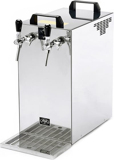 Biertap Kontakt 155/K 2-kraans, roestvrij staal, 160 liter/u, met membraanpomp - Biertap, Beertender, Thuistap, Bierkoeler