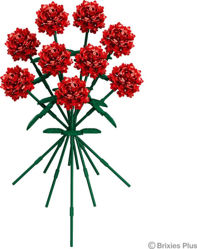 BRIXIES Plus Bloemenboeket Sweetheart - Nano Bouwset Bloemen - 896 onderdelen - Vanaf 8 jaar