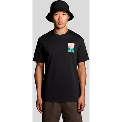 Geborduurde Graphic Crew Neck T-shirt