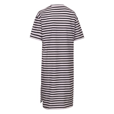 Trespass Dames Elayna T-Shirt Jurk (Zwart/Wit)
