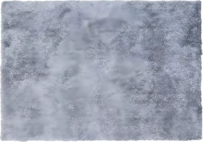 Vente-unique Tapijt shaggy GLITTER 160 x 230 cm - Zilverkleurig