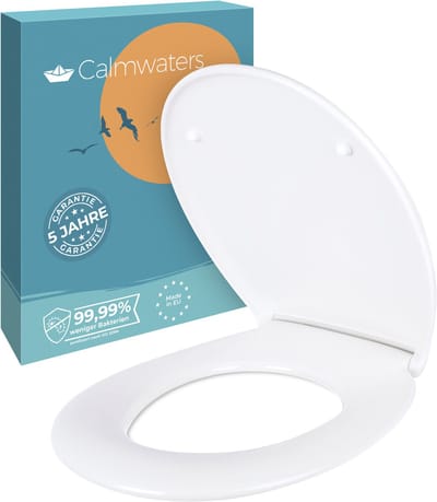 Calmwaters Original - WC-bril - Wit - Duroplast - Softclose - Afneembaar
