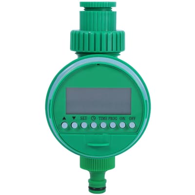 Automatische Digitale LCD Elektronische Huistimer Tuinirrigatie Controller Programma's wit