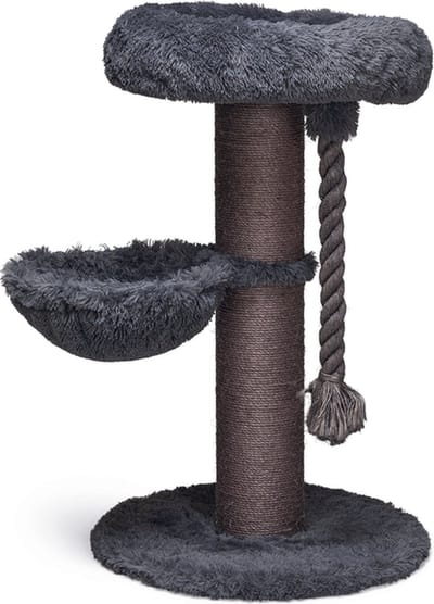 Beeztees Ramiro - Krabpaal - Grote Krabpaal - XL - Grijs - 70x70x120 cm