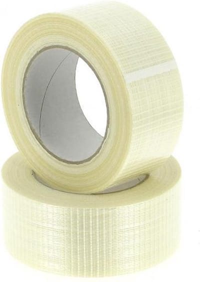 Verpakkingstape versterkt 50 mm × 50 m – filament / MOPP tape