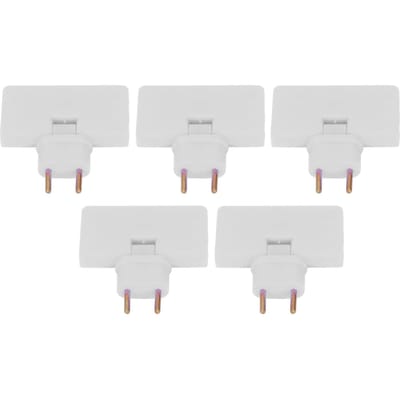 5 Stuks Stopcontact Converter Snoerloos 180 Graden Verlenging 1 naar 3 Adapter