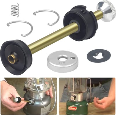 Universele Metalen Lantaarn Plunjer Reparatiekit - 10,5 cm Pompvervanging voor Camping Lantaarns en Gasfornuizen
