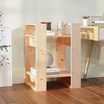 vidaXL - Boekenkast/kamerscherm - 41x35x57 - cm - massief - grenenhout