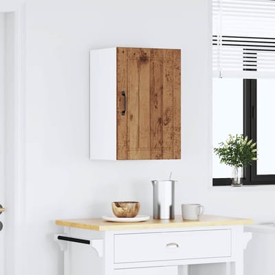 vidaXL - Keukenbovenkast - Lucca - bewerkt - hout - oud - houtkleurig