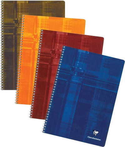 Clairefontaine schrift ft A4, 100 bladzijden, geruit 5/5 mm, zonder kantlijn 10 stuks
