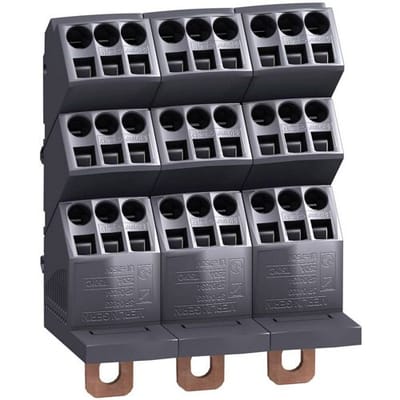 Schneider Electric LVS04033 Verdeelblok Voor DIN-rail montage 1 stuk(s) Piece