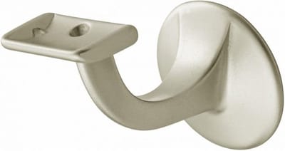 Hermeta leuninghouder 3503-02 - Nieuw Zilver - Aluminium - Keilbout bevestiging - Vlak zadel - Per stuk