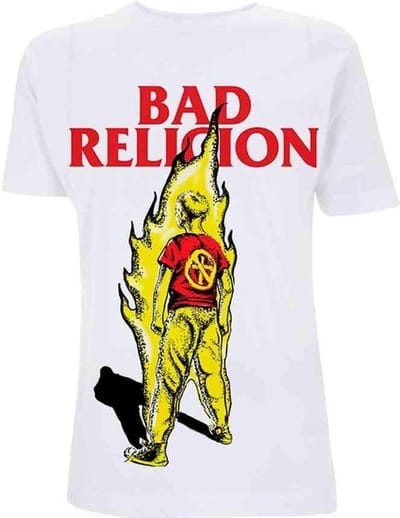 Bad Religion Heren Tshirt -XXL- Boy On Fire Wit