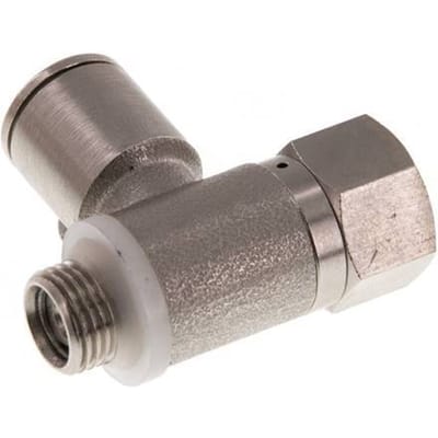 8mm & G 1/8'' Indirect Gestuurde Vernikkeld Messing Terugslagklep Buitendraad Insteekkoppeling 0.5-10 bar