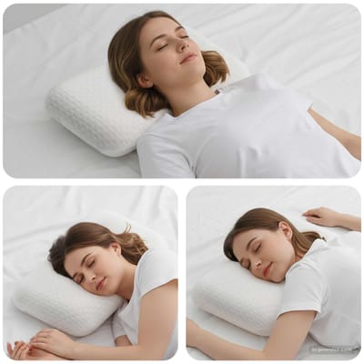 vidaXL - Slapen - kussen - 50 - x - 30 - x - 10 - cm - Traagschuim - Wit