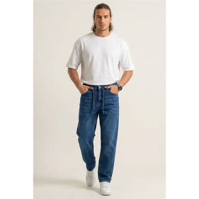 Relaxed Fit Denim Broek