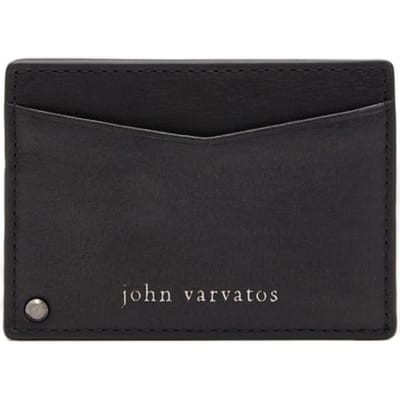 John Varvatos Heritage Dual Swing Card Case Black Maat: OS | Portemonnees Outlet | Heren | Zwart