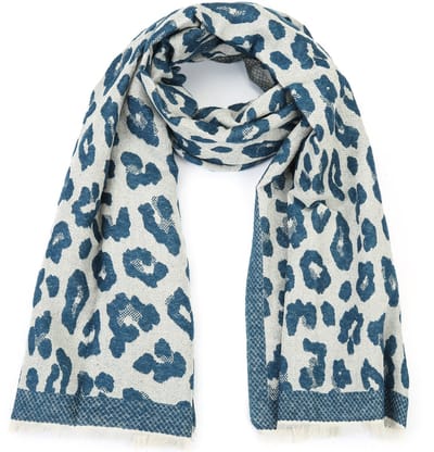 Bijoutheek Sjaal (Fashion) panter (80x180cm) Groen