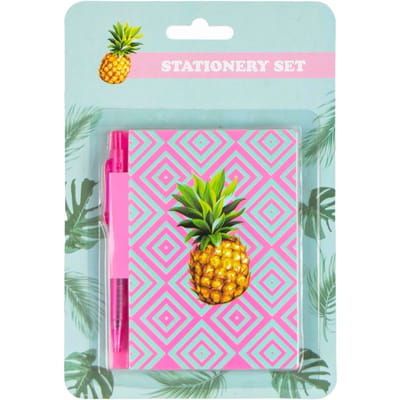 Ananas notitieboekje en pen