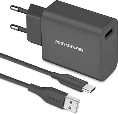 Power Adapter met USB-A naar USB-C Kabel - 1 Meter - 18W - Quick Charge