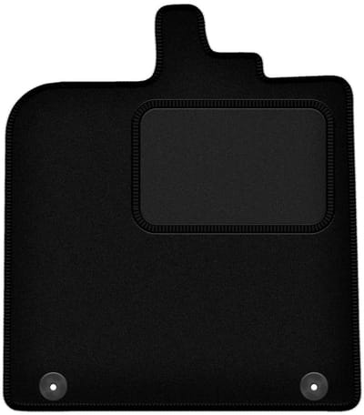 Bestuurdersmat zwart voor: Smart ForTwo II hatchback (2007-2014)