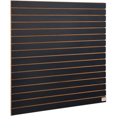 VEVOR Set van 2 Wandpaneel Gereedschapswand 121,9 x 121,9 cm Wandpaneel MDF Gereedschapshouder Organizer, Lattenwand Slatwall Ophangbord Ophangbord Wandhouder IdeaAl voor Werkplaats Magazijn Kelder Werkbank Garage