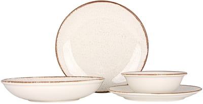 Rinart Serviesset (Medium) - Brunilda - 24 delig - 6 persoons - Porselein