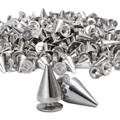 10-100 stuks Punk Rivet Zilveren Kegel Spikes Schroefknopen Craft Cool Rivets Kleding Tas Schoenen Leren Riem DIY Handwerkbenodigdheden 30 PCS