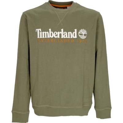 Lichtgewicht herensweatshirt met ronde hals, geborduurd logo en ronde hals Cassel Earth