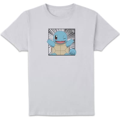 Pokémon Pokédex Squirtle #0007 Men's T-Shirt - White - S