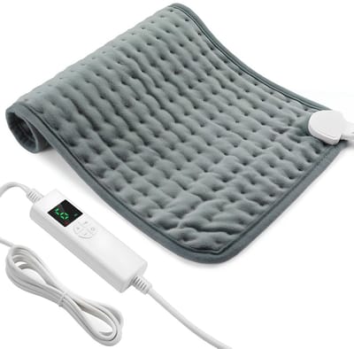 SP® Warmtekussen - 6 Hitte Niveaus - Elektrisch Warmtekussen - Verwarmingskussen - Grijs - 28cm x 10cm x 9cm