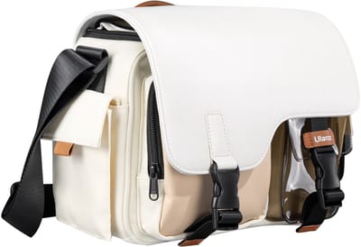 Ulanzi MS12 Messenger Bag - Voor 14 inch Laptop en Statief - Met Magnetische Sluiting en Snelle Toegang - Waterafstotend Polyester - Wit