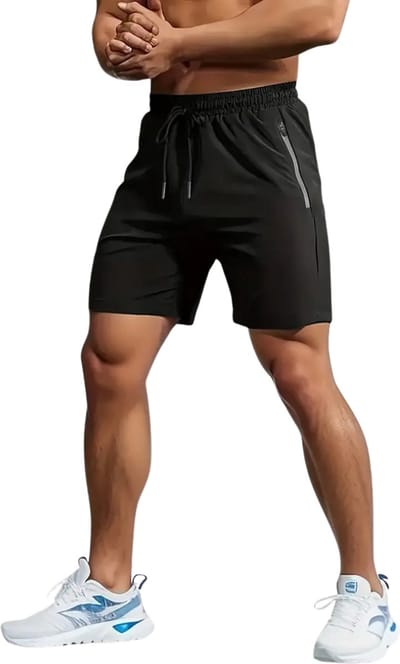 Bovista Tennisbroek Heren - Tennisshort - Tenniskleding - Padelbroek - Padel - Gym - Short - Zwart - Maat S