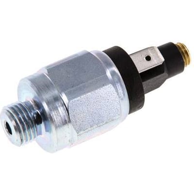 1 tot 10bar NO Staal Drukschakelaar G1/4'' 42VAC Platte Stekker - PSL-E-N-1-10-O-FP