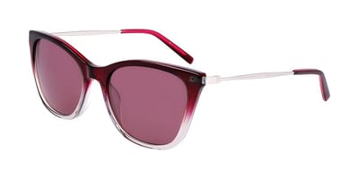 Dkny DK711S Crystal plum/smoke gradient 55/18/140 WOMAN Zonnebrillen